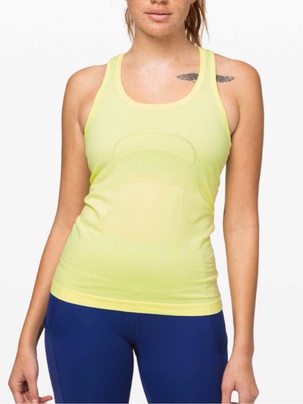 Lululemon Swiftly Tech Racerback Tank Top Yellow